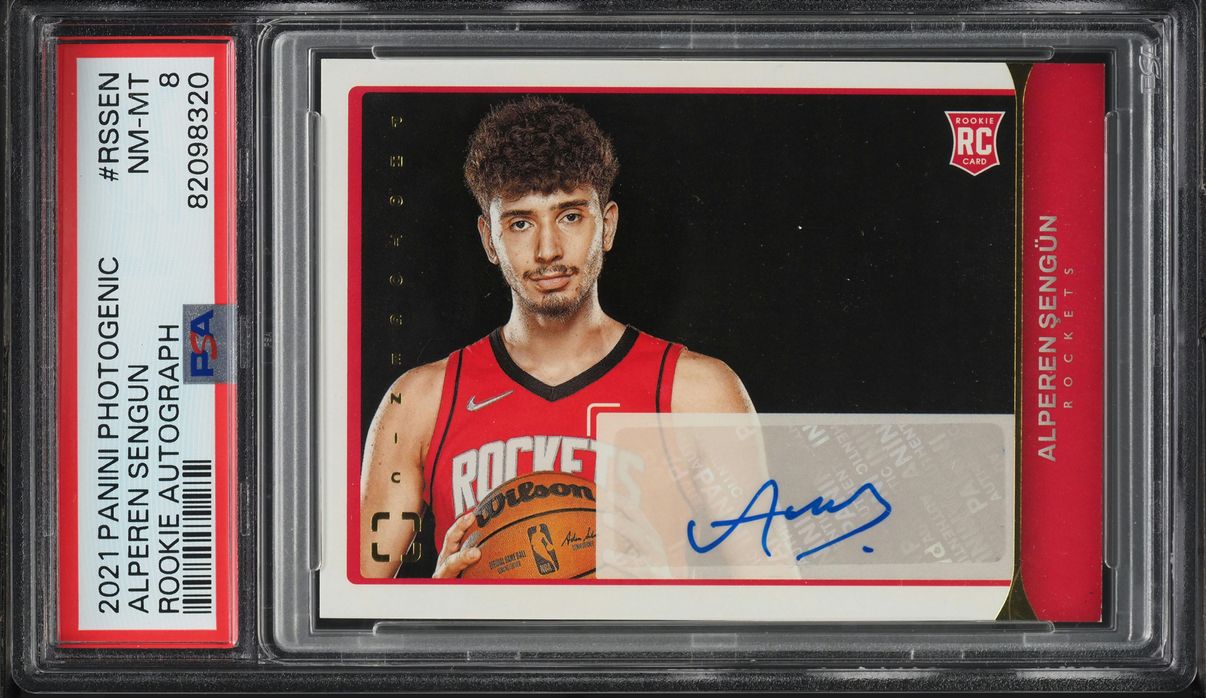2021 Panini Photogenic Alperen Sengun ROOKIE AUTO #RSSEN PSA 8 NM