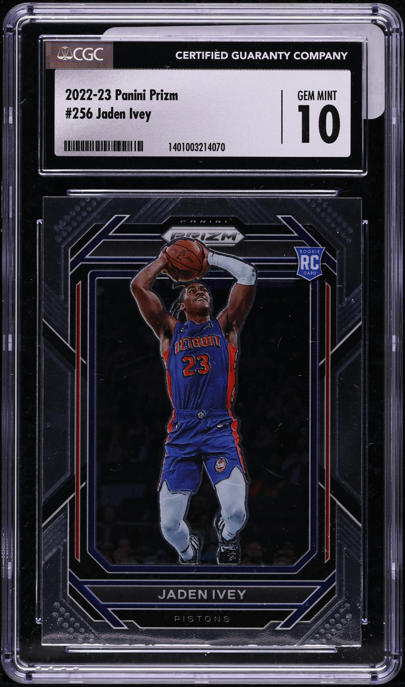2022 Panini Prizm Jaden Ivey ROOKIE #256 CGC 10 GEM MINT