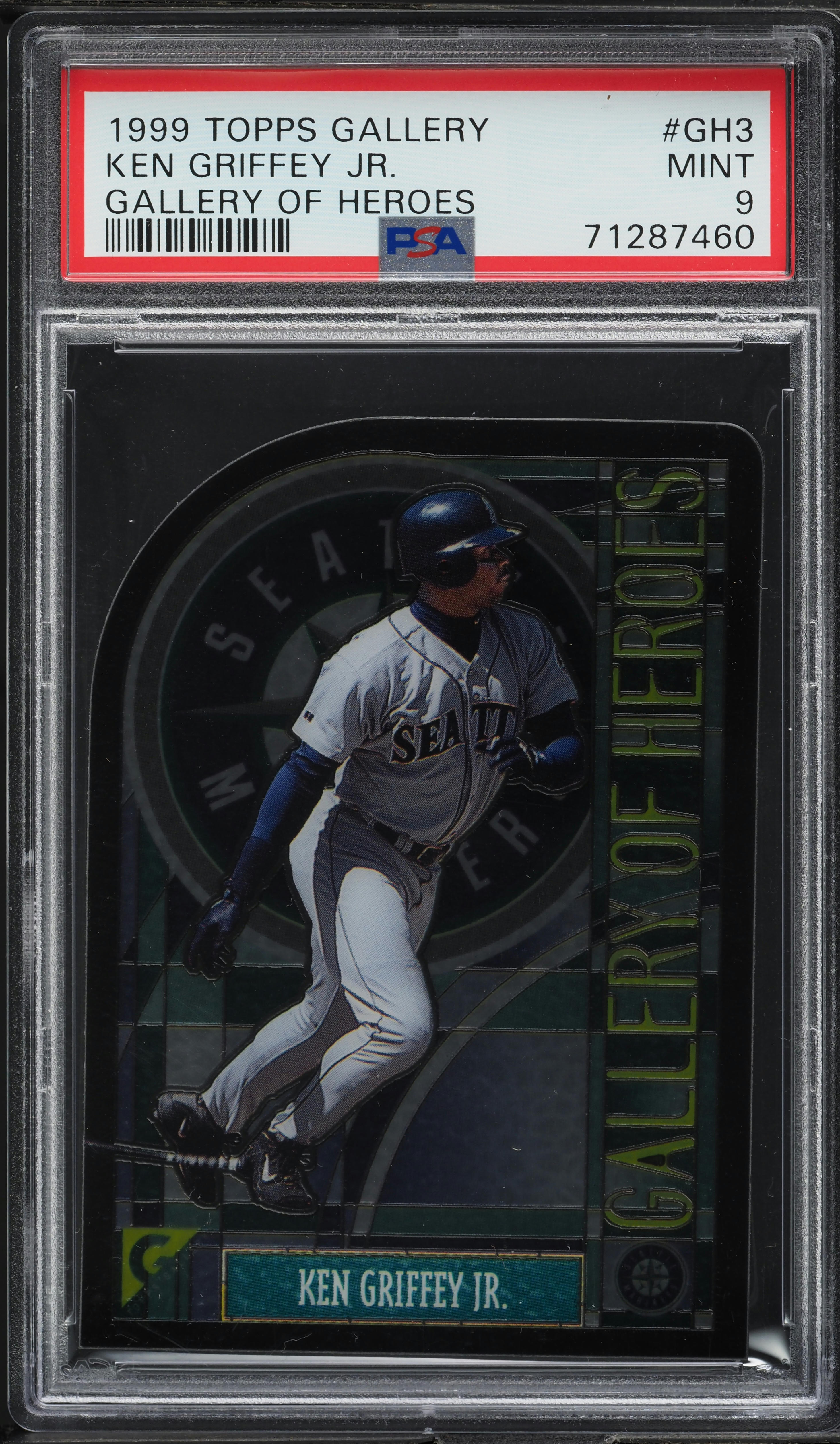 1999 Topps Gallery Gallery Of Heroes Ken Griffey Jr. #GH3 PSA 9