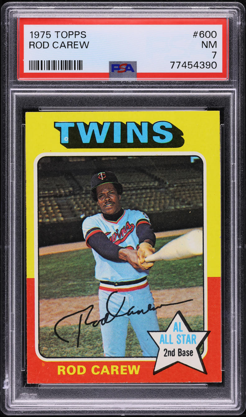 1975 Topps Rod Carew #600 PSA 7 NRMT