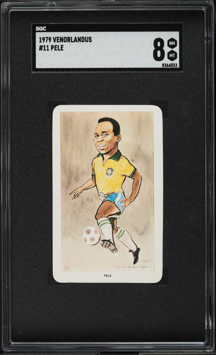 1979 Venorlandus Our Heroes World Of Sport Soccer Pele #11 SGC 8 NM-MT