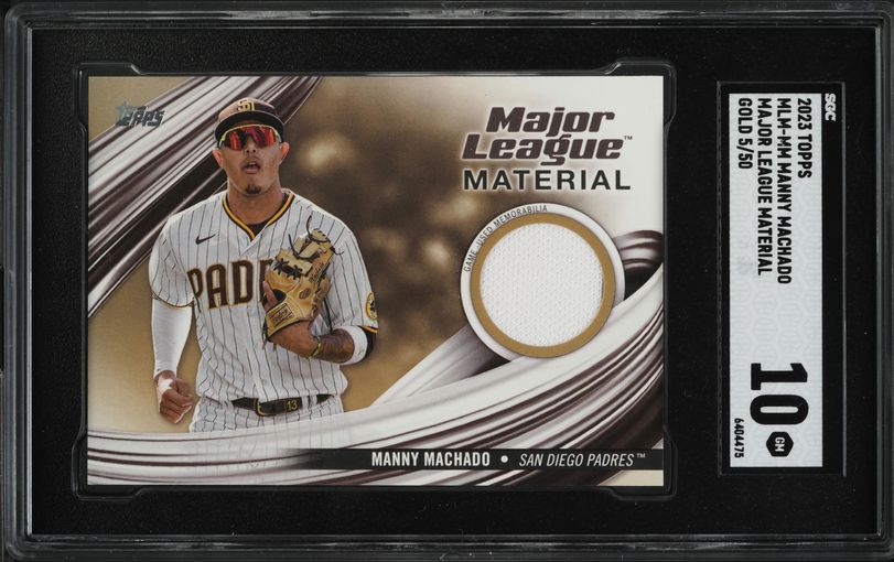 2023 Topps Major League Mat. Gold Manny Machado PATCH /50 #MLM-MM