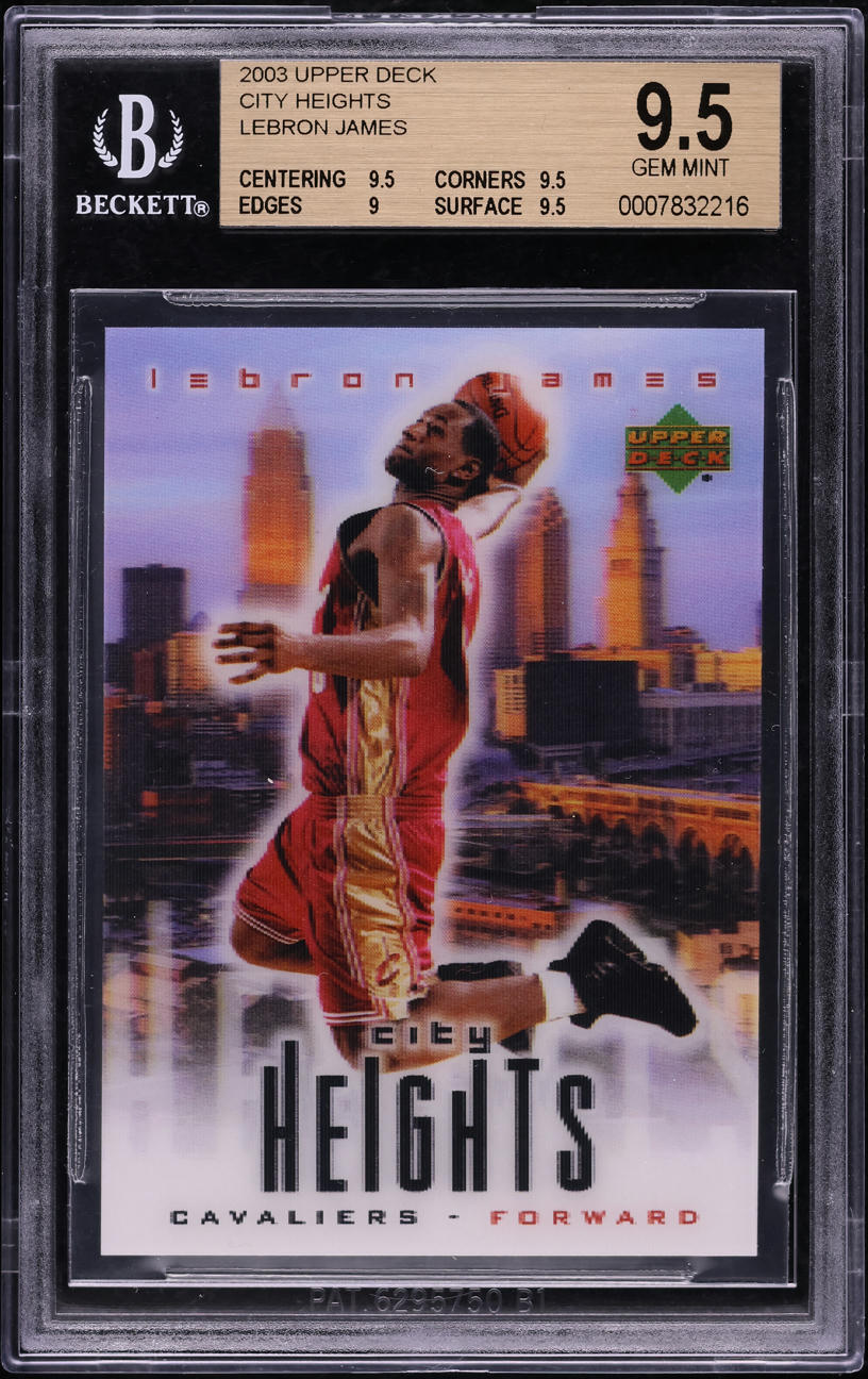2003 Upper Deck LeBron James City Heights Redemption Special BGS