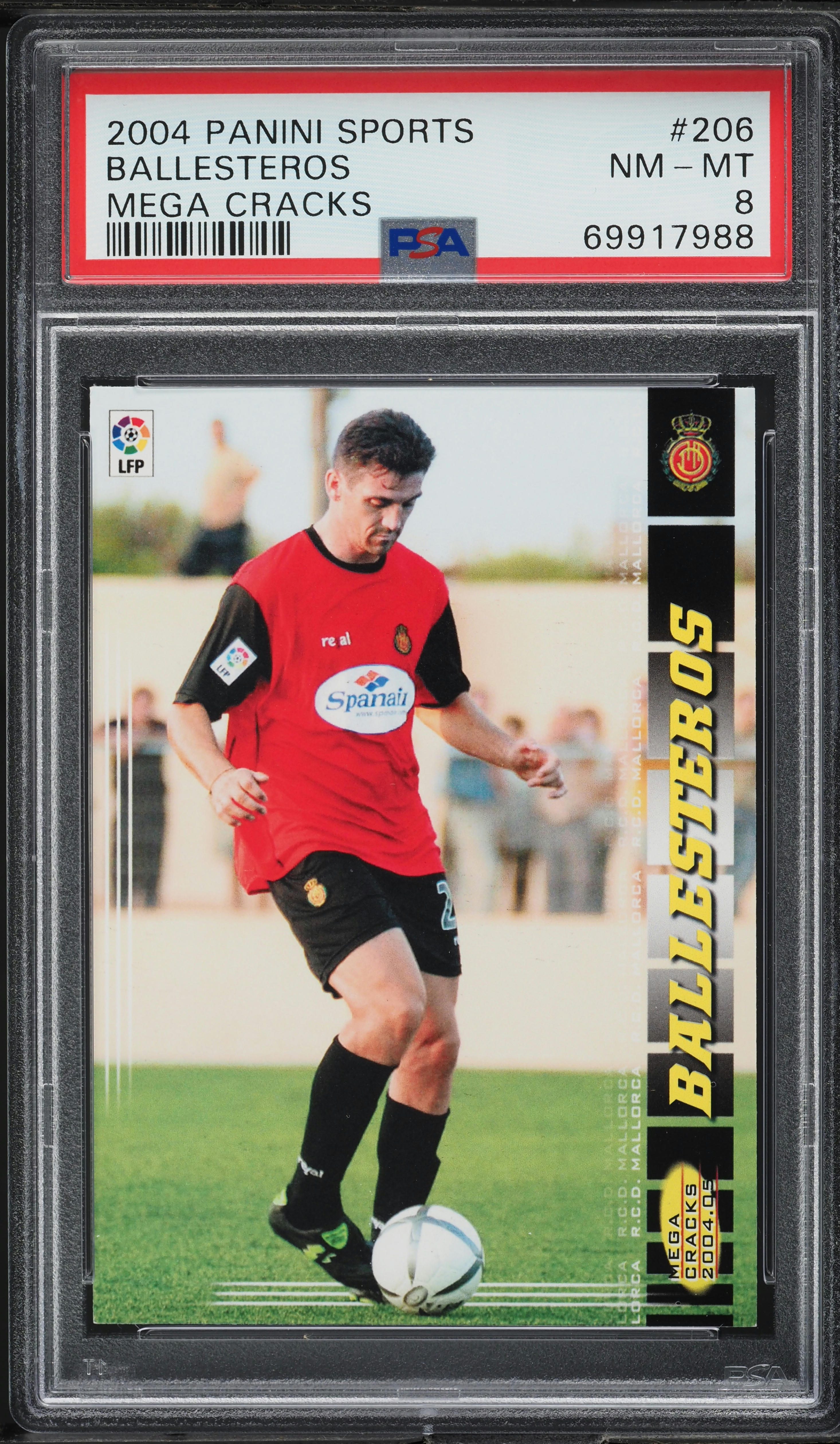 2004 Panini Sports Mega Cracks Sergio Ballesteros #206 PSA 8 NM-MT