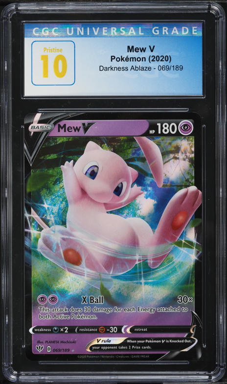 mew v pokemon card price - 113/264 - Ultra Rare - Sword & Shield Fusion Strike Singles Mew V 2021 Sword &