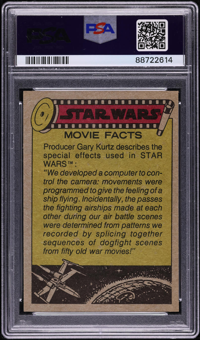 1977 Topps Star Wars Honored For Their Heroism! #116 PSA 9 MINT