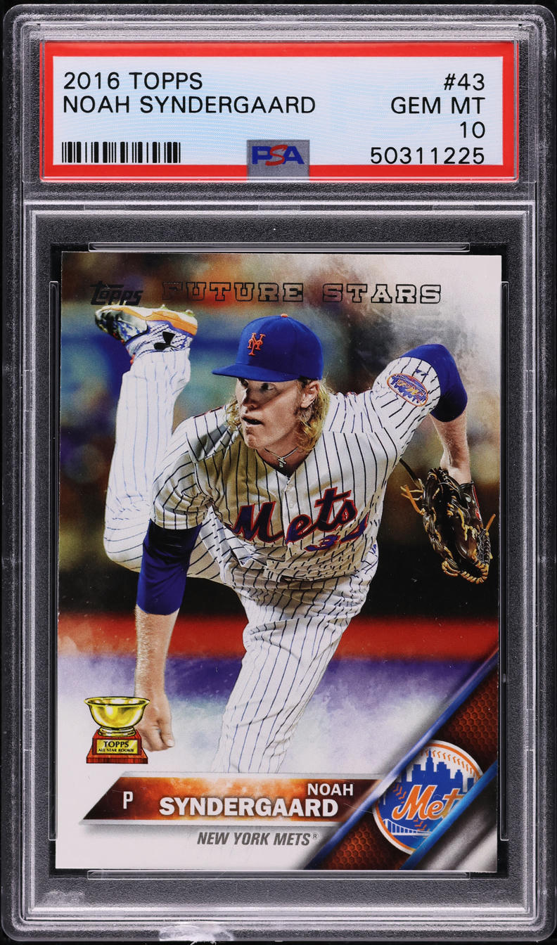 2016 Topps Noah Syndergaard #43 PSA 10 GEM MINT