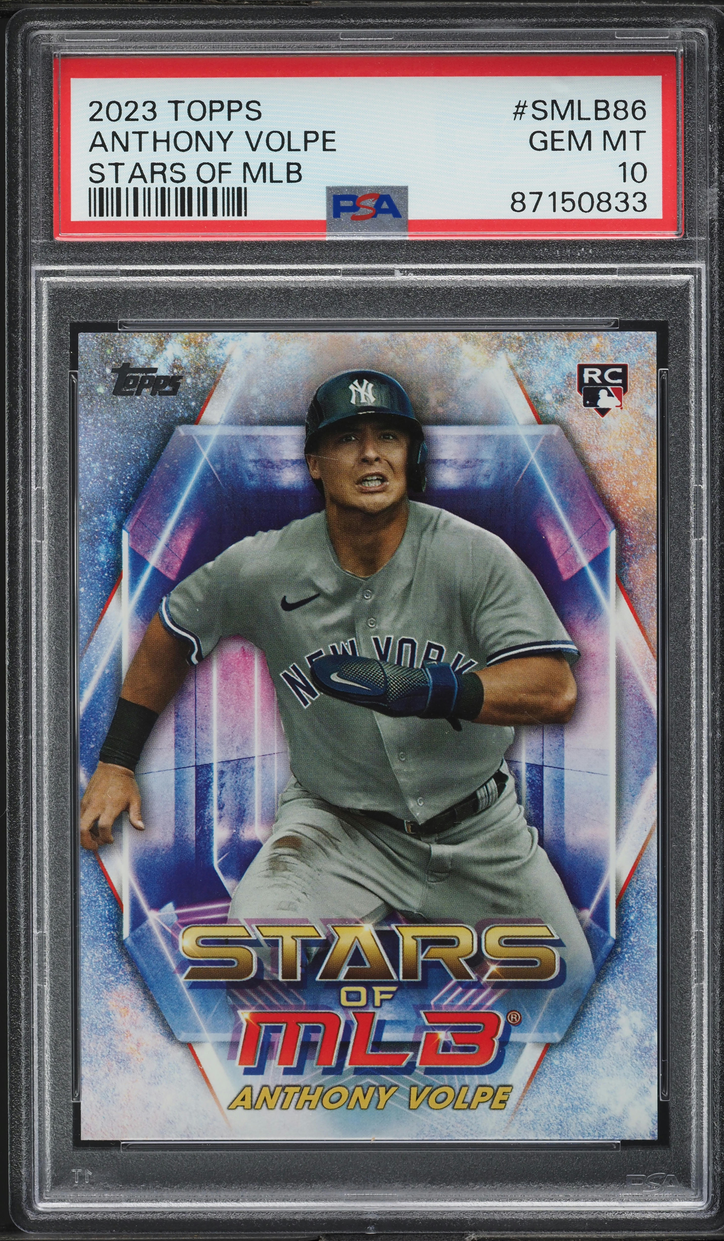 2023 Topps Stars Of MLB Anthony Volpe ROOKIE #SMLB-86 PSA 10 GEM