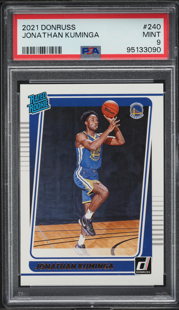 2021 Donruss Basketball Jonathan Kuminga ROOKIE #240 PSA 9 MINT