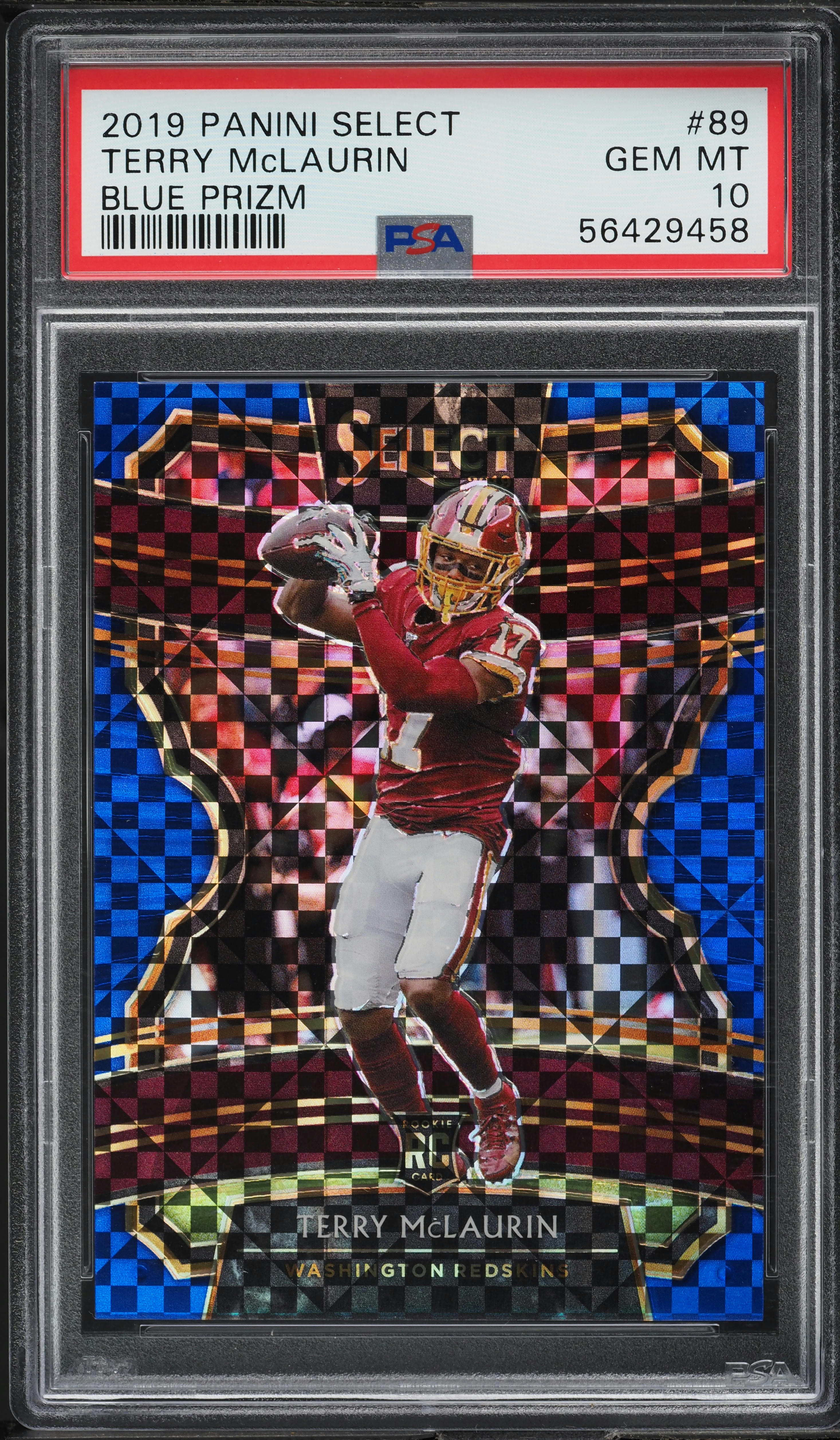 2019 Select Concourse Blue Prizm Terry McLaurin ROOKIE /175 #89