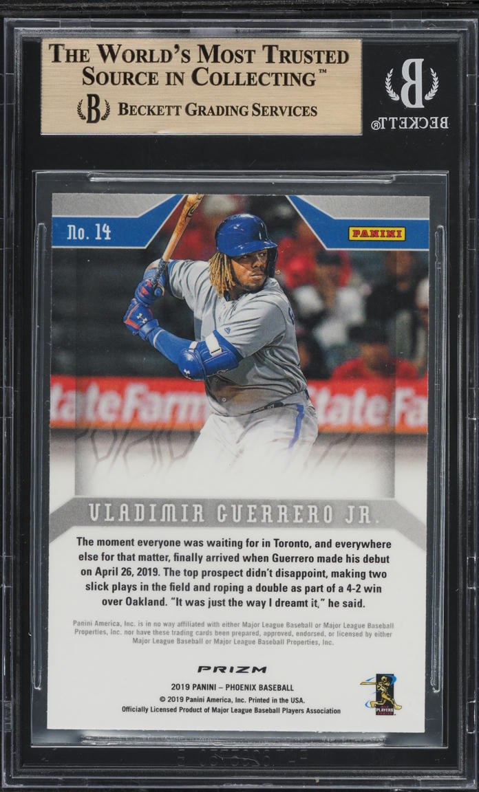 vladimir guerrero jr サイン 2019 panini VLADIMIR GUERRERO JR. 2019 Panini Prizm Black Finite White Sparkle
