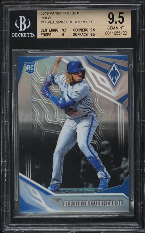 2019 Panini Phoenix Holo Vladimir Guerrero Jr. ROOKIE #14 BGS 9.5