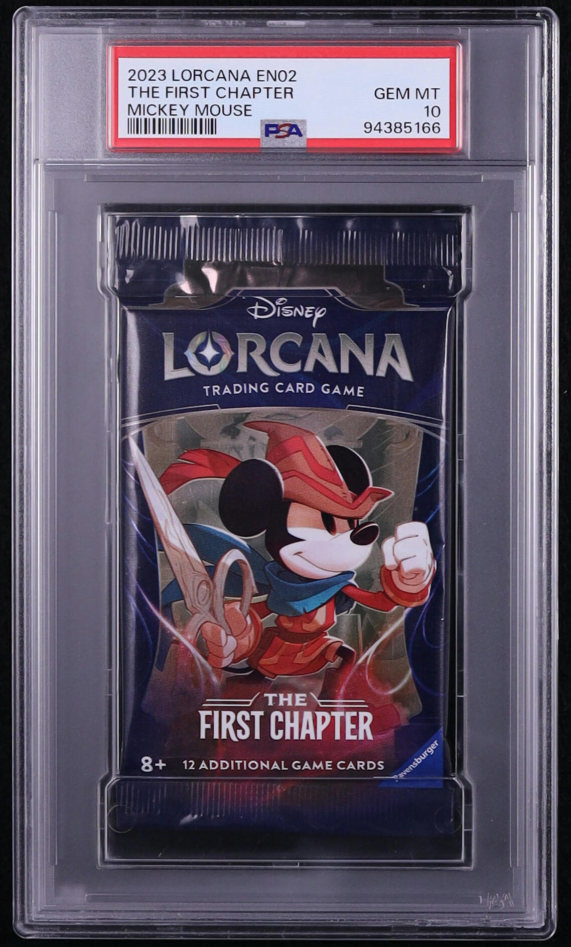 2023 Lorcana The First Chapter Pack Mickey Mouse PSA 10 GEM MINT