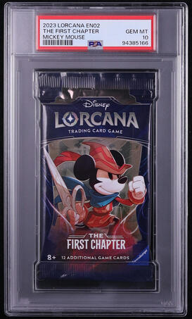 2023 Lorcana The First Chapter Pack Mickey Mouse PSA 10 GEM MINT