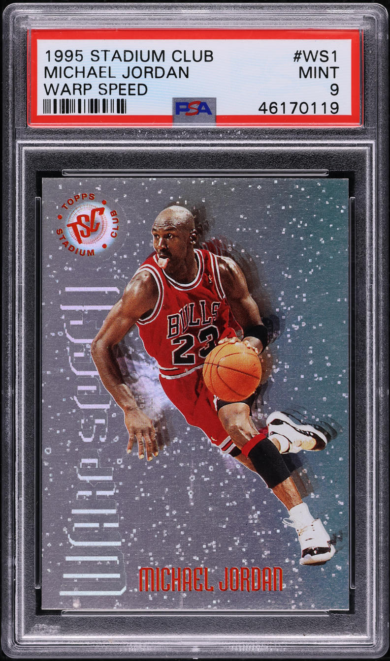 1995 Stadium Club Warp Speed Michael Jordan #WS1 PSA 9 MINT