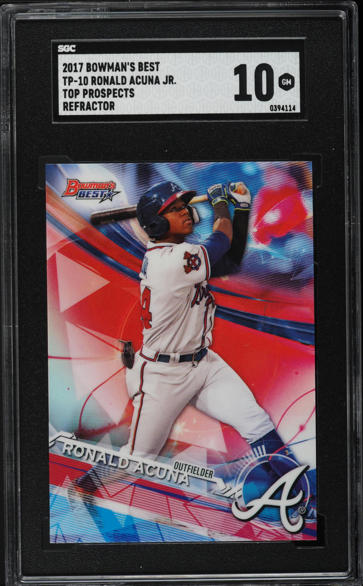 2017 Bowman's Best Top Prospects Refractor Ronald Acuna Jr. ROOKIE