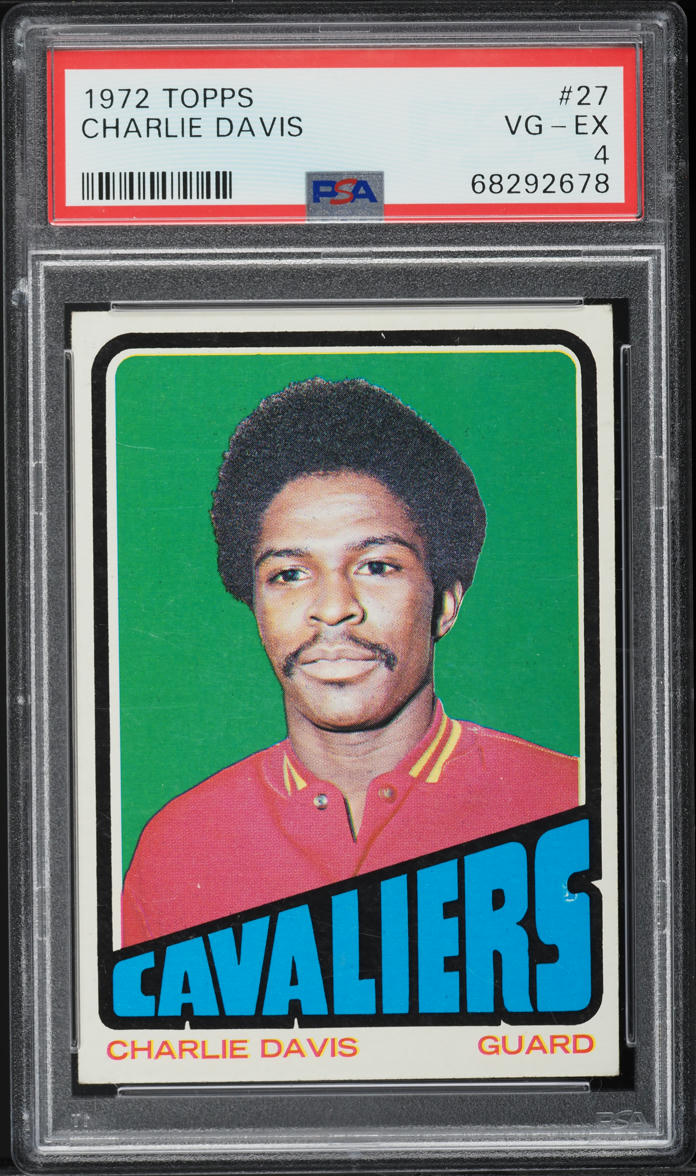 1972 Topps Basketball Charlie Davis #27 PSA 4 VGEX