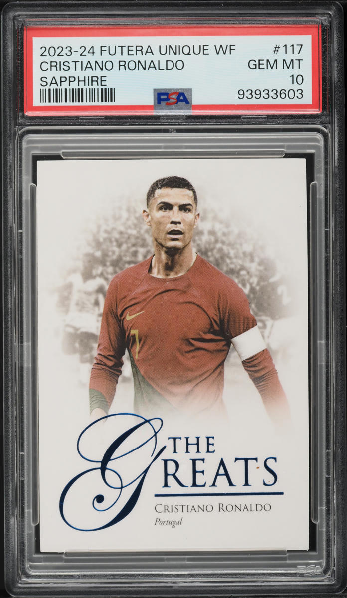2023 Futera Unique World Football Sapphire Cristiano Ronaldo /15