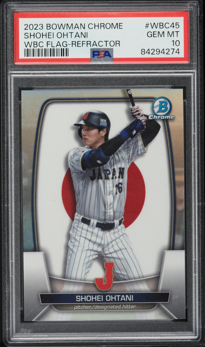 2023 Bowman Chrome WBC Flag Refractor Shohei Ohtani /499 #WBC45 