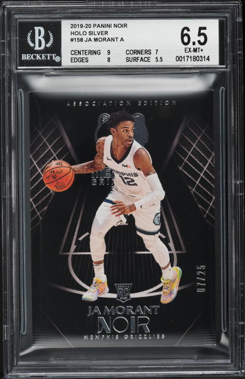 2019 Select Silver Prizm Ja Morant ROOKIE #72 PSA 10 GEM MINT on
