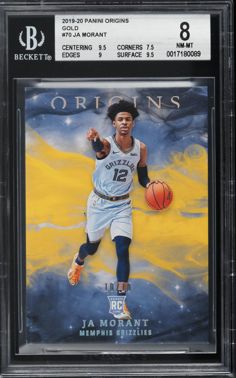 2019 Panini Prizm Ruby Wave Ja Morant ROOKIE #249 PSA 10 GEM MINT