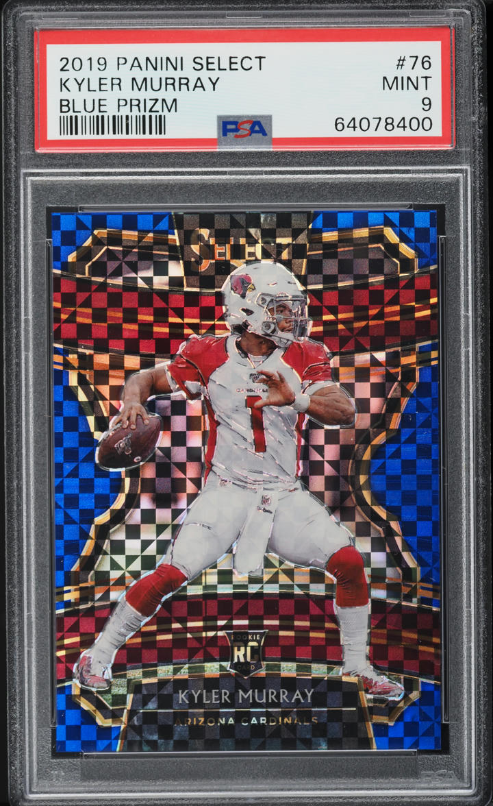 2019 Select Concourse Blue Prizm Kyler Murray ROOKIE /175 #76 PSA 9 MINT