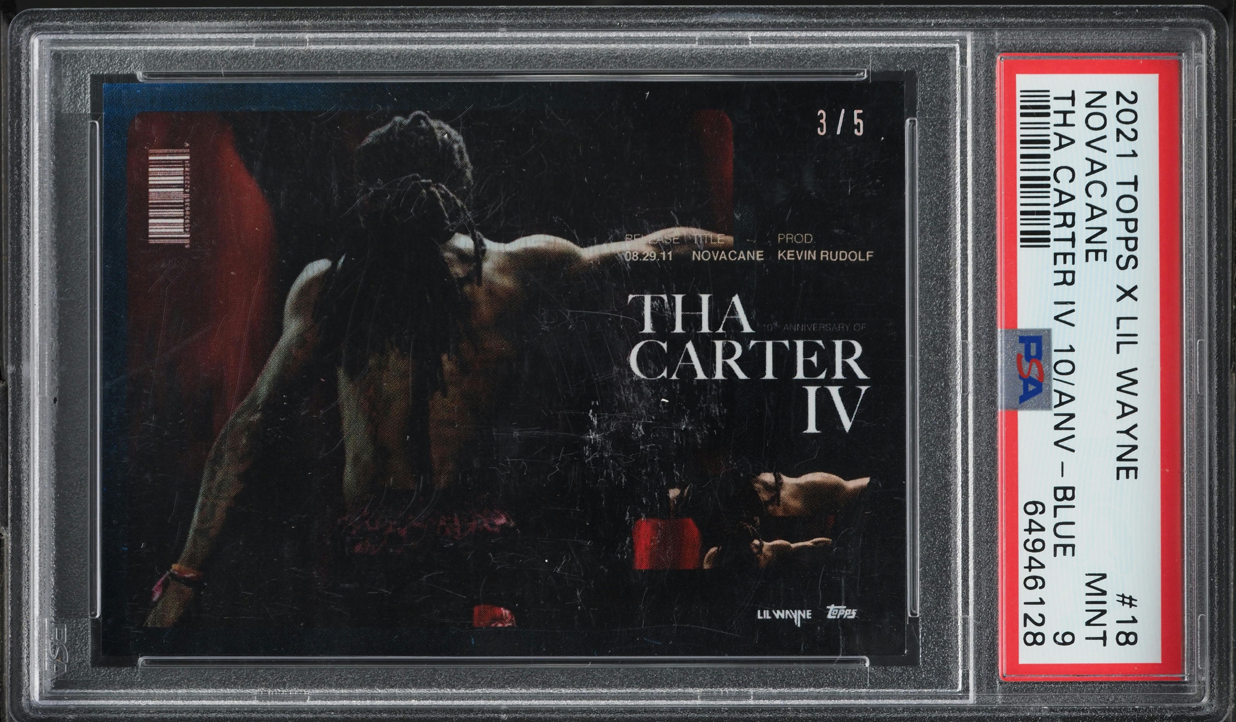2021 Topps X Lil Wayne Tha Carter IV 10th Anniversary Blue