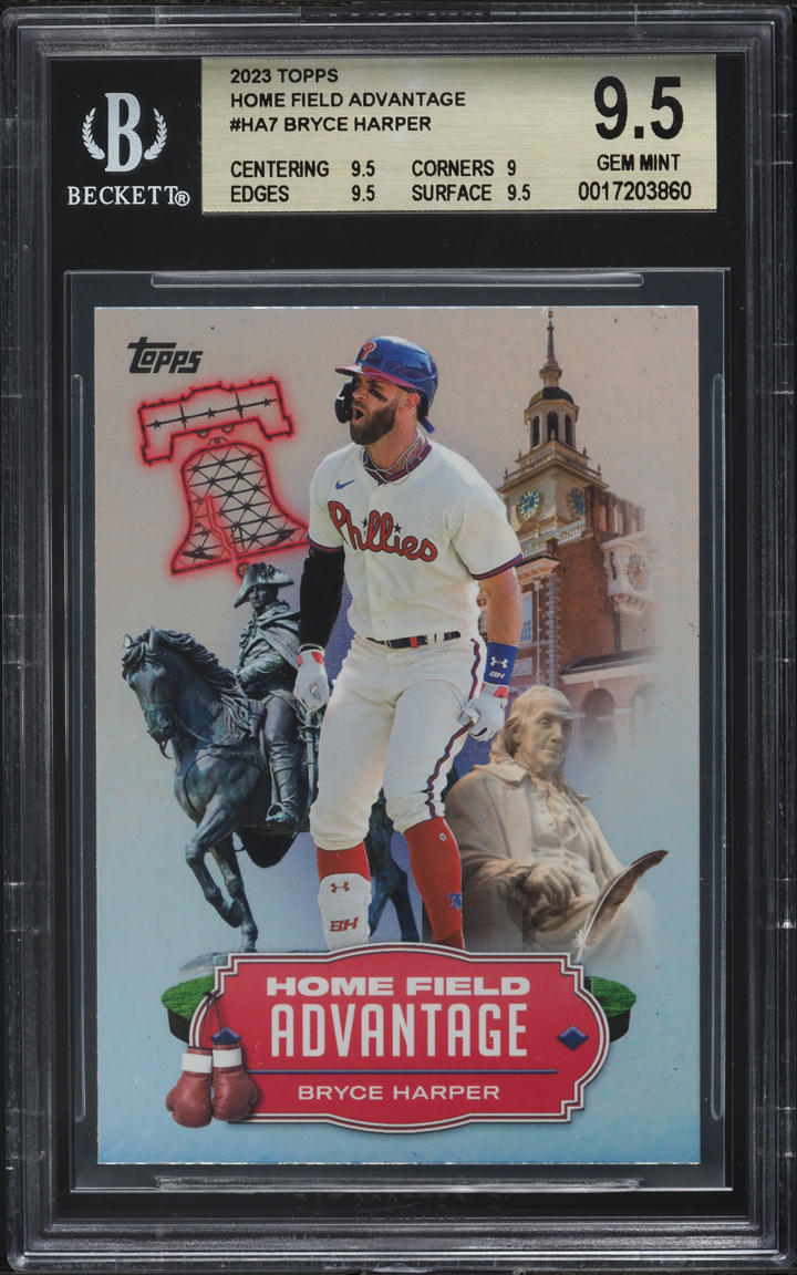 2023 Topps Home Field Advantage Bryce Harper #HA-7 BGS 9.5 GEM MINT