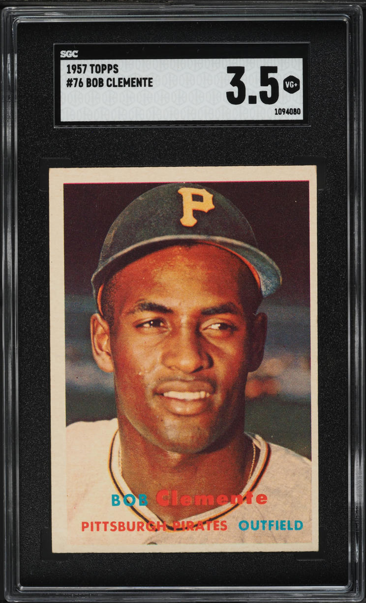 1957 Topps Roberto Clemente #76 SGC 3.5 VG+