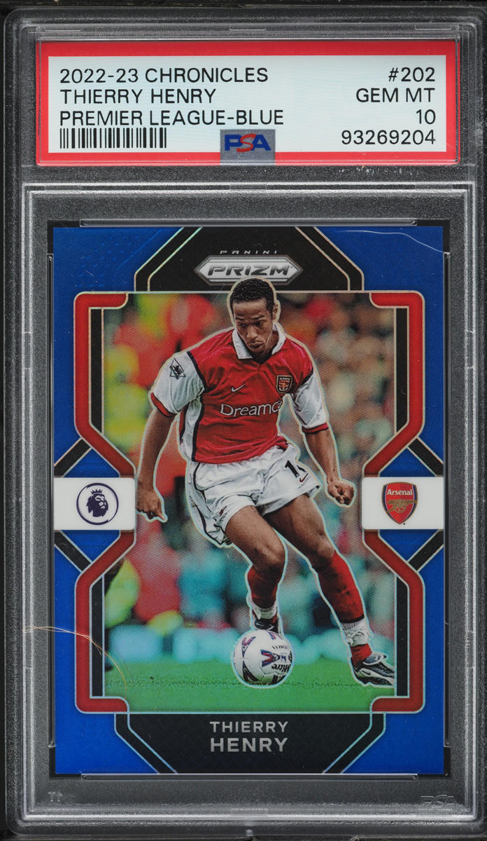 Carte Panini Coupe Du Monde 2010 Afrique Du Sud - Thierry Henry N°109 - Notée PSA 10 GEM MINT