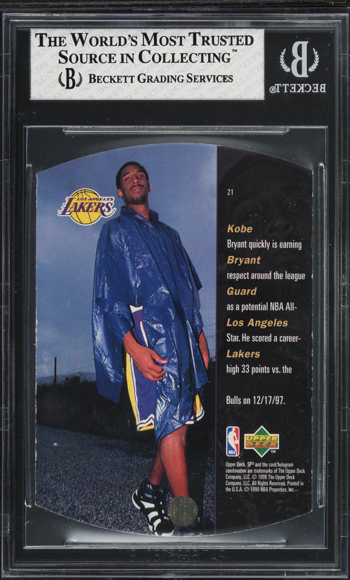 1997 SPx Basketball Kobe Bryant #21 BGS 8 NM-MT