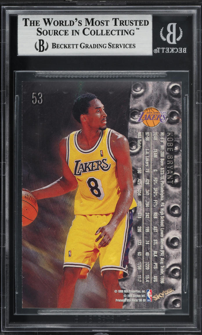 1998 Metal Universe Kobe Bryant #53 BGS 9 MINT