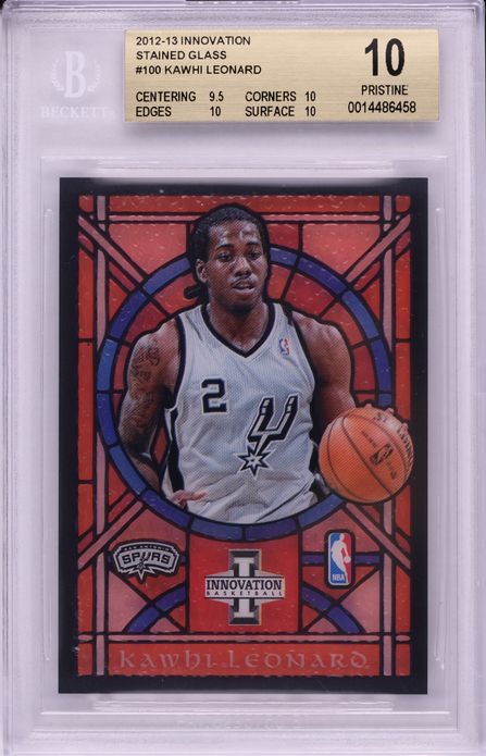2012 Panini Innovation Stained Glass Kawhi Leonard ROOKIE #100 BGS