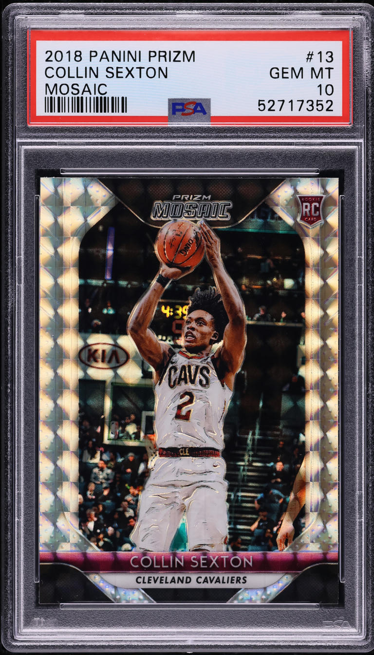 2018 Panini Prizm Mosaic Collin Sexton ROOKIE #13 PSA 10 GEM MINT