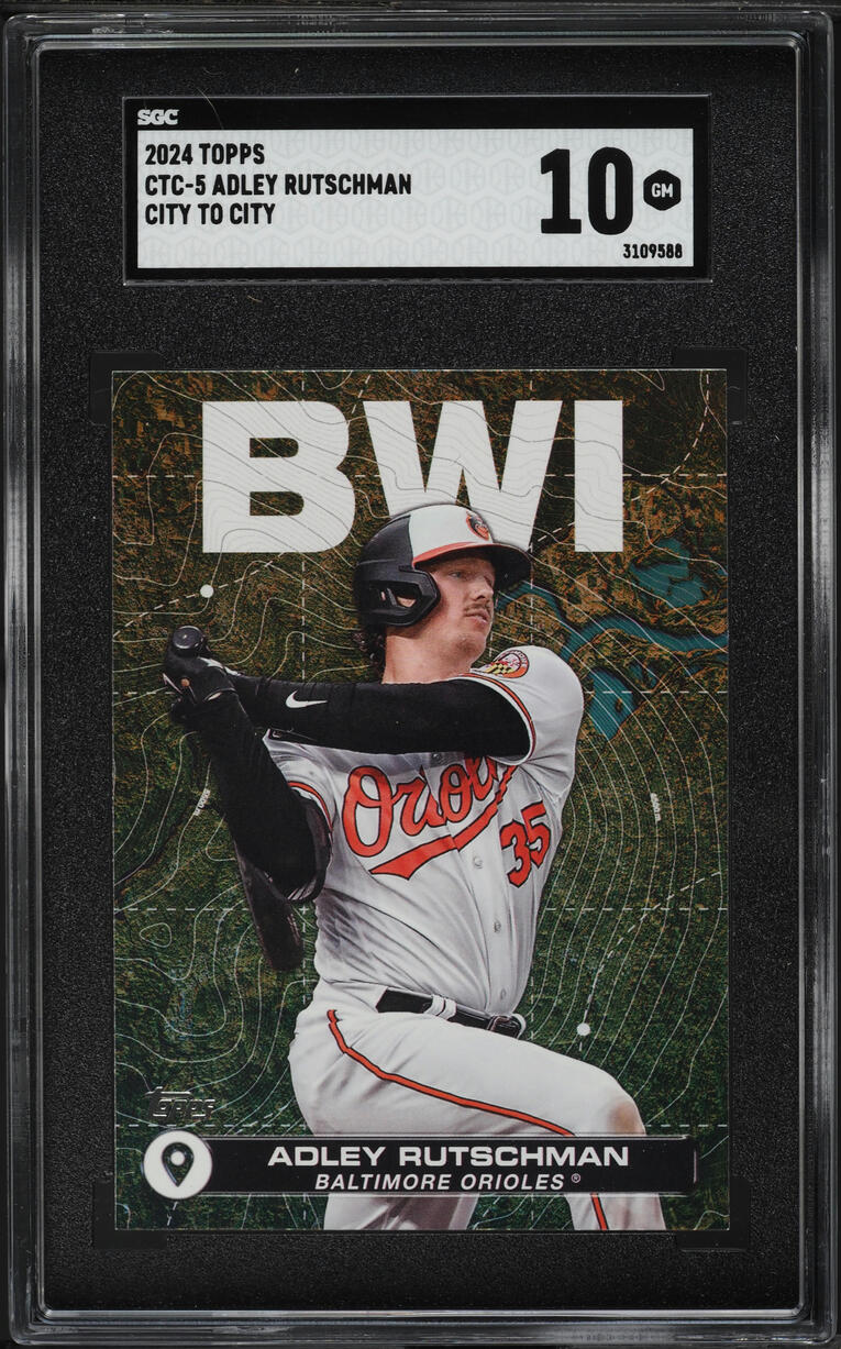 2024 Topps City To City Adley Rutschman #CTC-5 SGC 10 GEM MINT