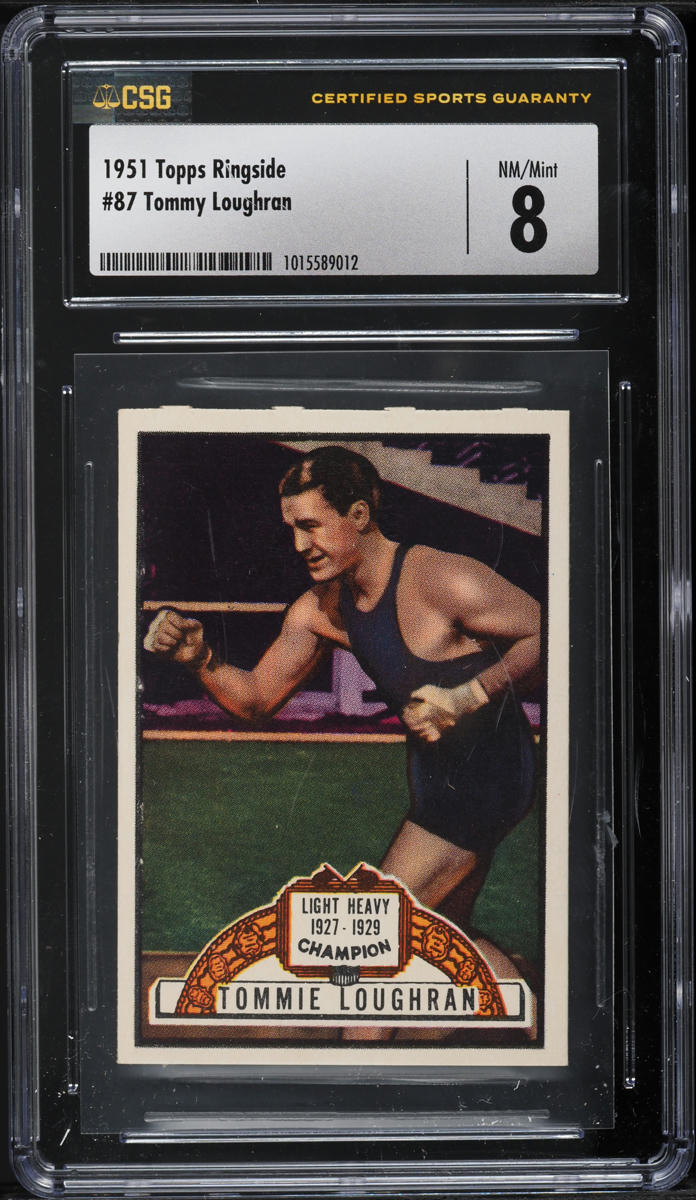 1951 Topps Ringside Tommy Loughran #87 CSG 8 NM-MT