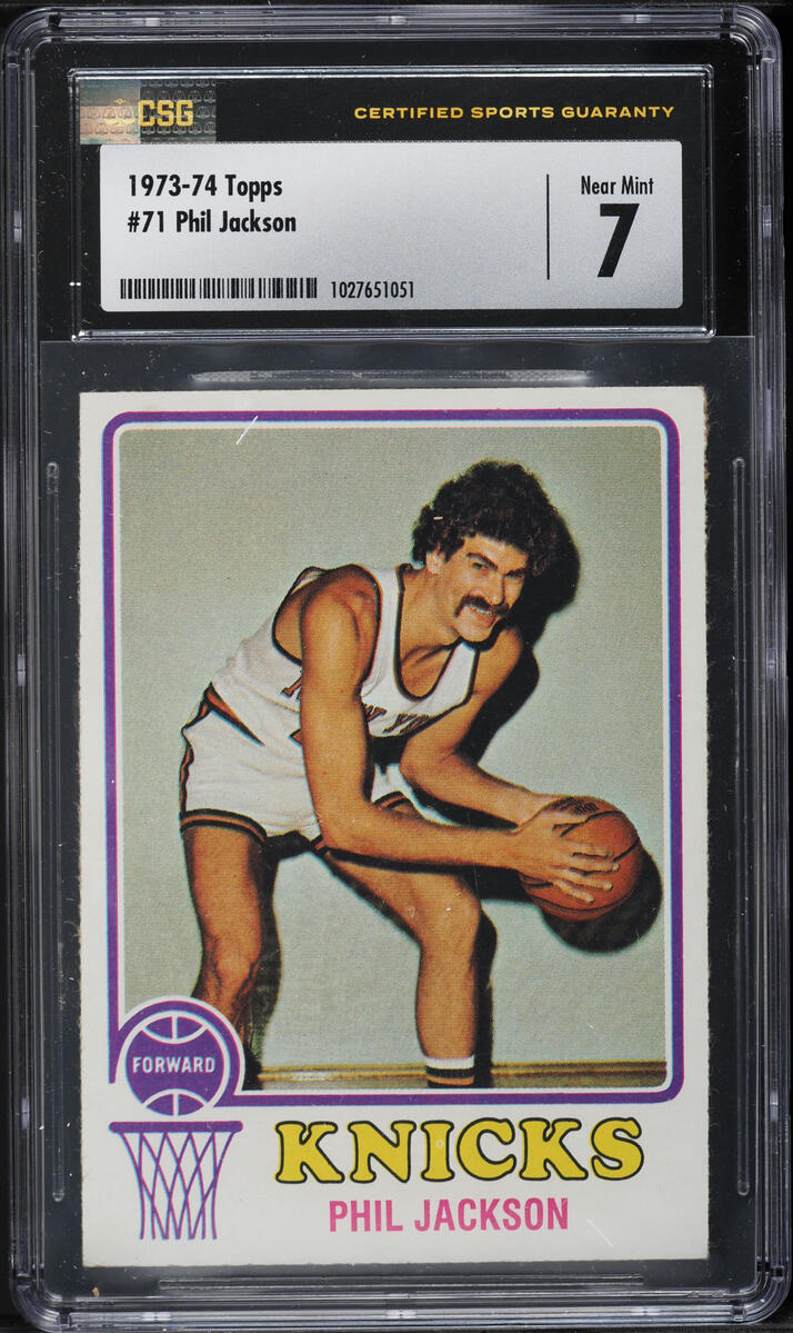 1973 Topps Basketball Phil Jackson #71 CSG 7 NRMT