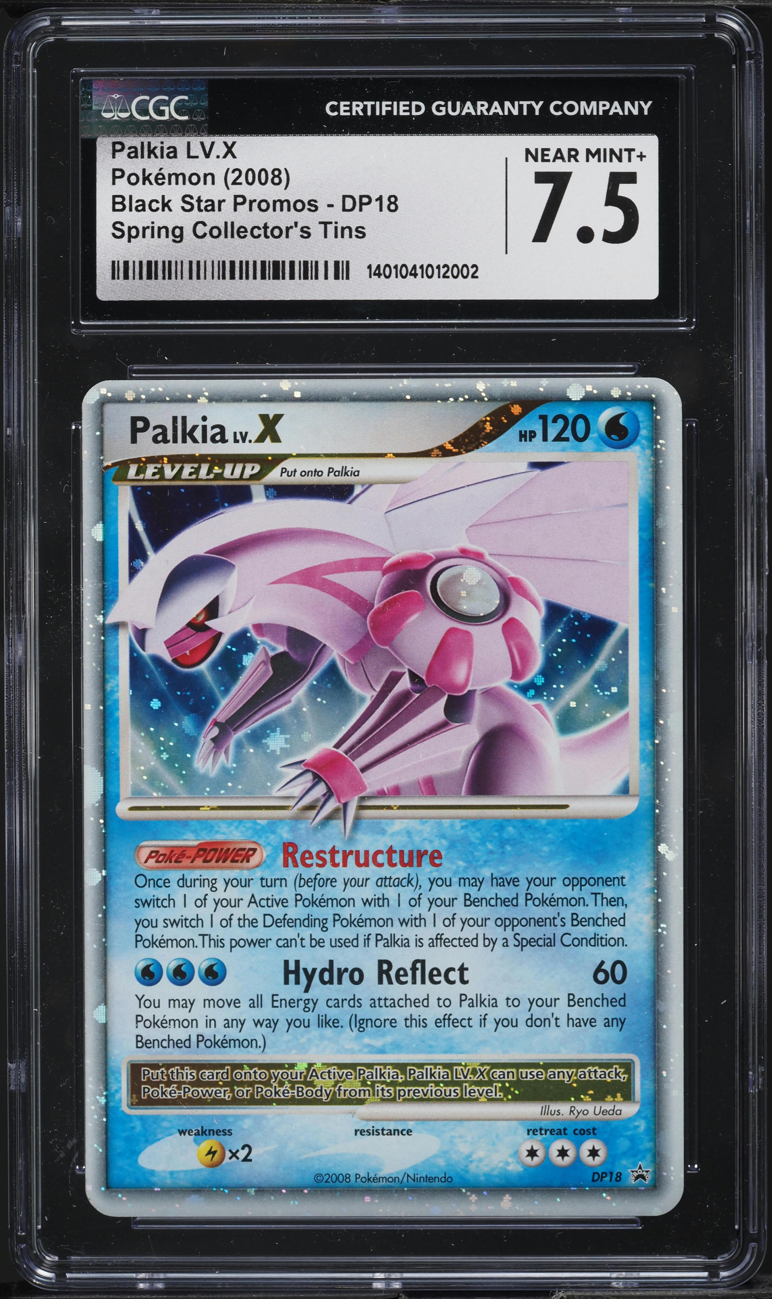 2008 Pokemon DP Black Star Promo Spring Collector's Tins Palkia LV