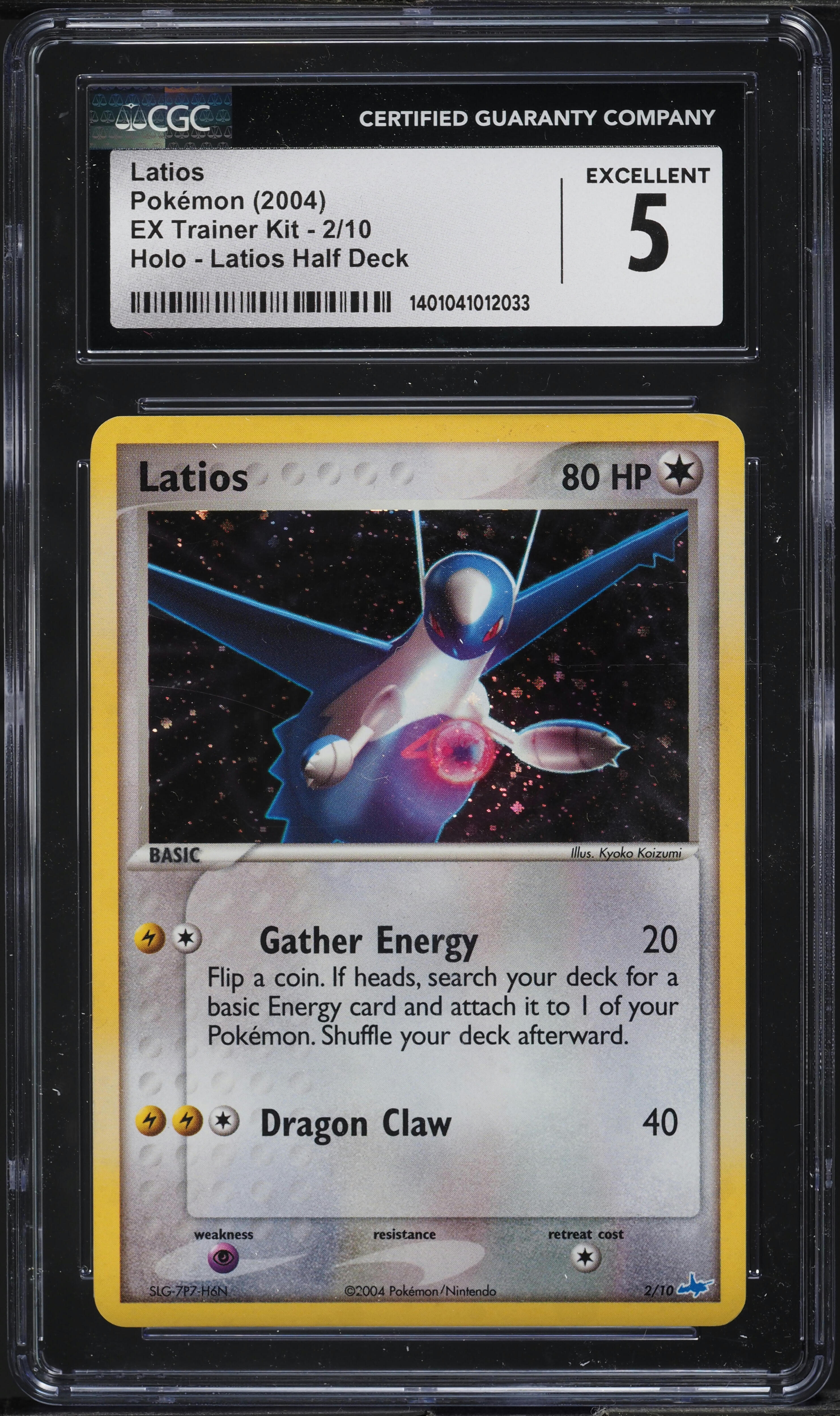 2004 Pokemon EX Trainer Kit Half Deck Holo Latios #2 CGC 5 EX on Fanatics  Collect