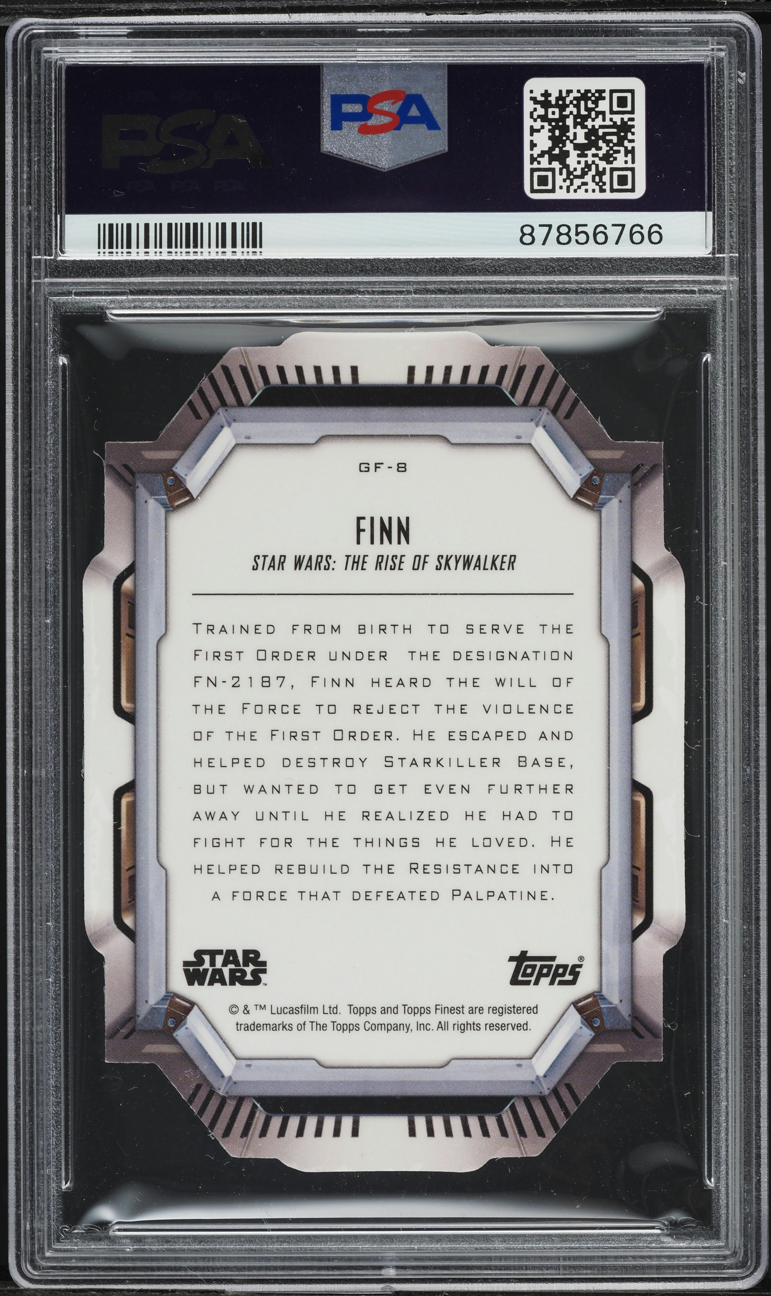 2022 Finest Star Wars Galaxys Finest Heroes Superfractor Die-Cut