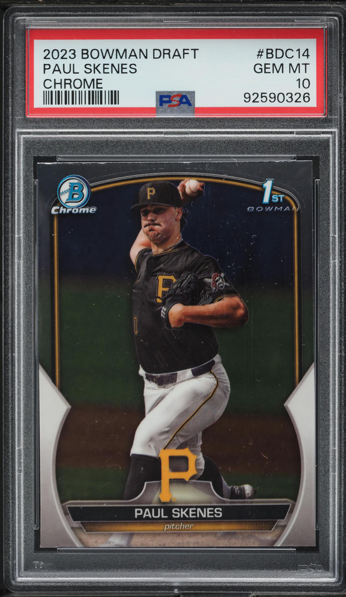 2023 Bowman Chrome Draft Paul Skenes ROOKIE #BDC-14 PSA 10 GEM MINT