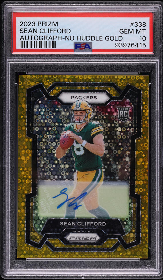 2021 Panini Prizm Draft Picks Gold Prizm Nico Collins ROOKIE AUTO