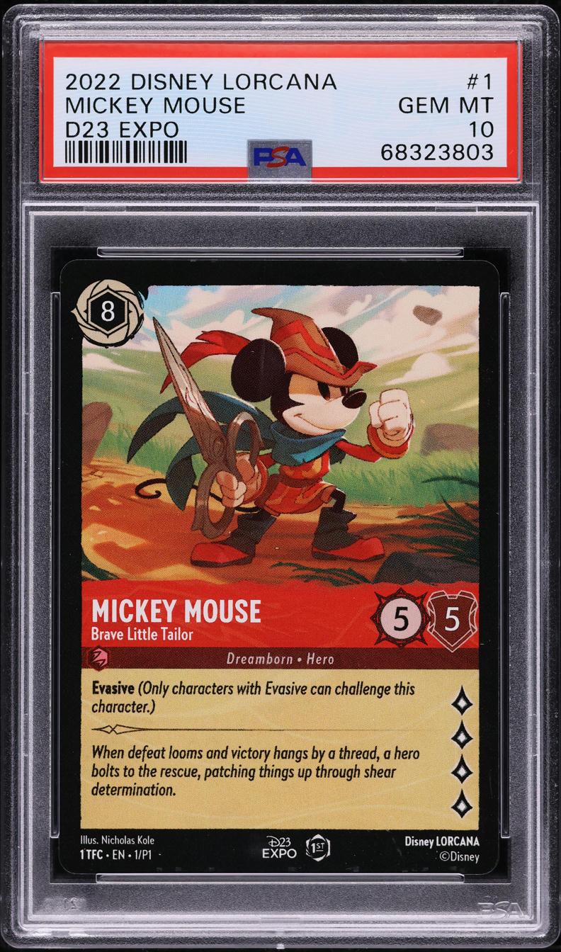 Disney Lorcana ロルカナ　ミッキーマウス　D23 プロモpsa10 Disney Lorcana ロルカナ ミッキーマウス D23 プロモpsa10 Disney