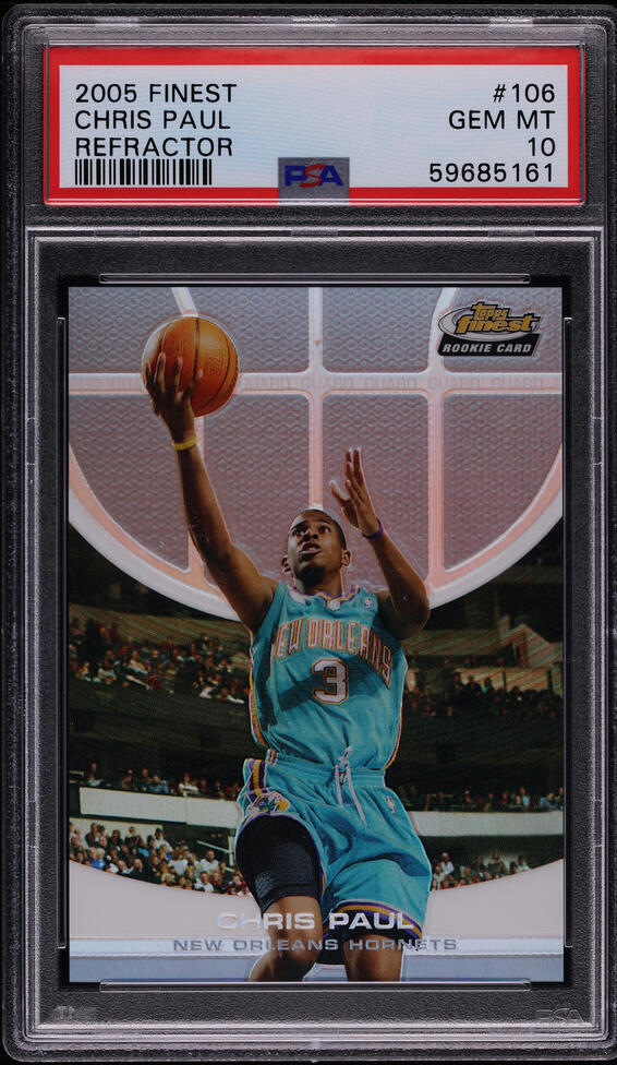 2005 Finest Refractor Chris Paul ROOKIE /249 #106 PSA 10 GEM MINT
