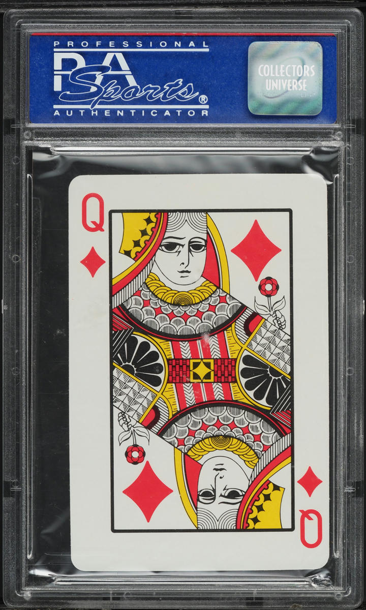 1973 U.S. Playing Card Lou Gehrig QUEEN OF DIAMONDS PSA 10 GEM MINT