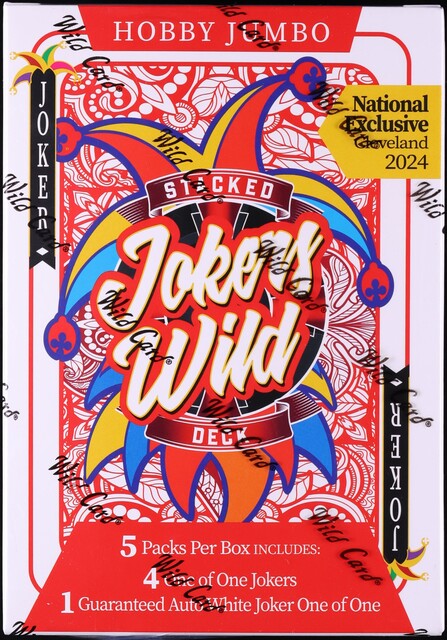 2024 Wild Card Jokers Wild Stacked Deck Football Sealed Jumbo