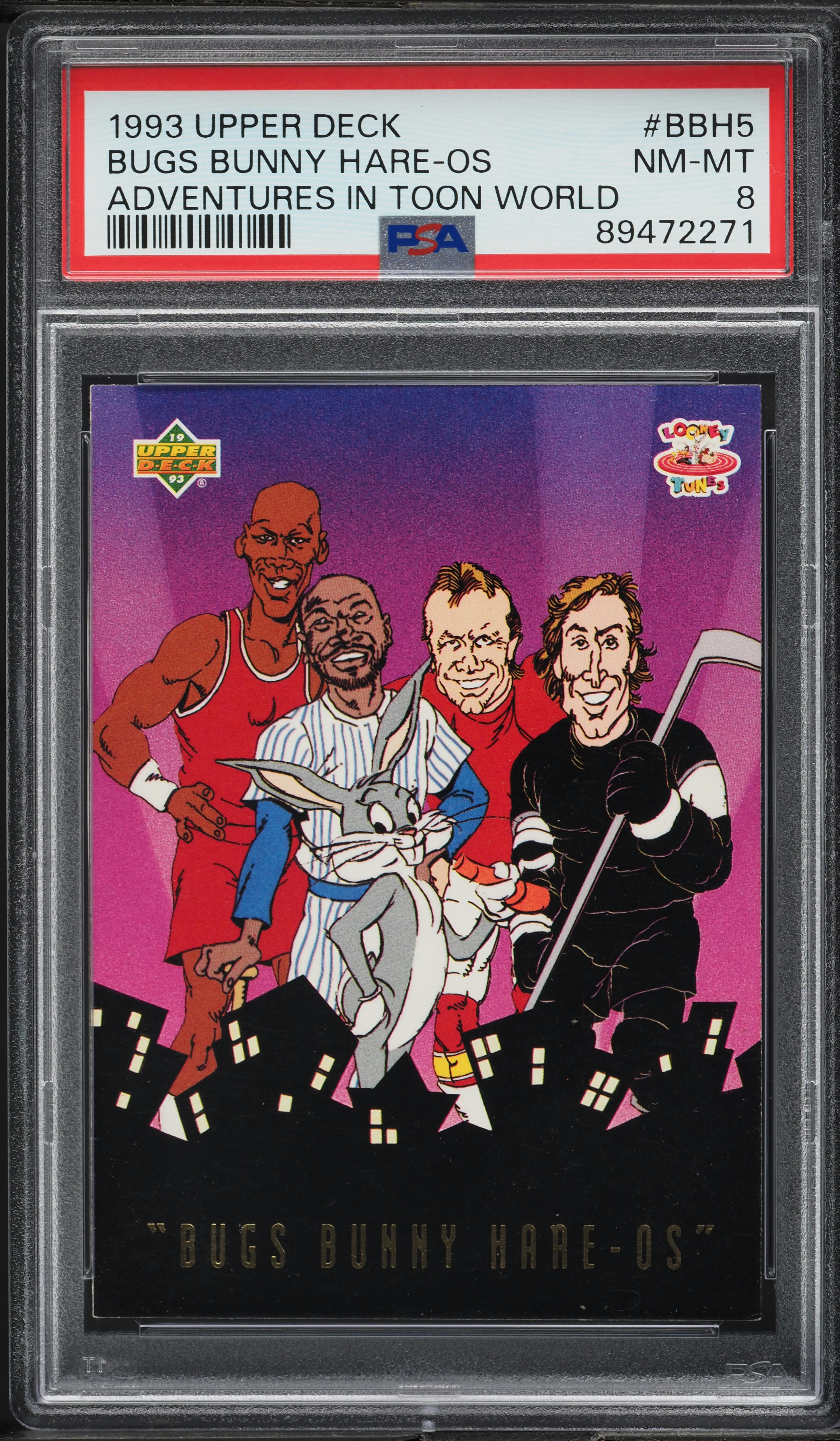 1993 Upper Deck Adventures In Toon World Bugs Bunny w/ Michael