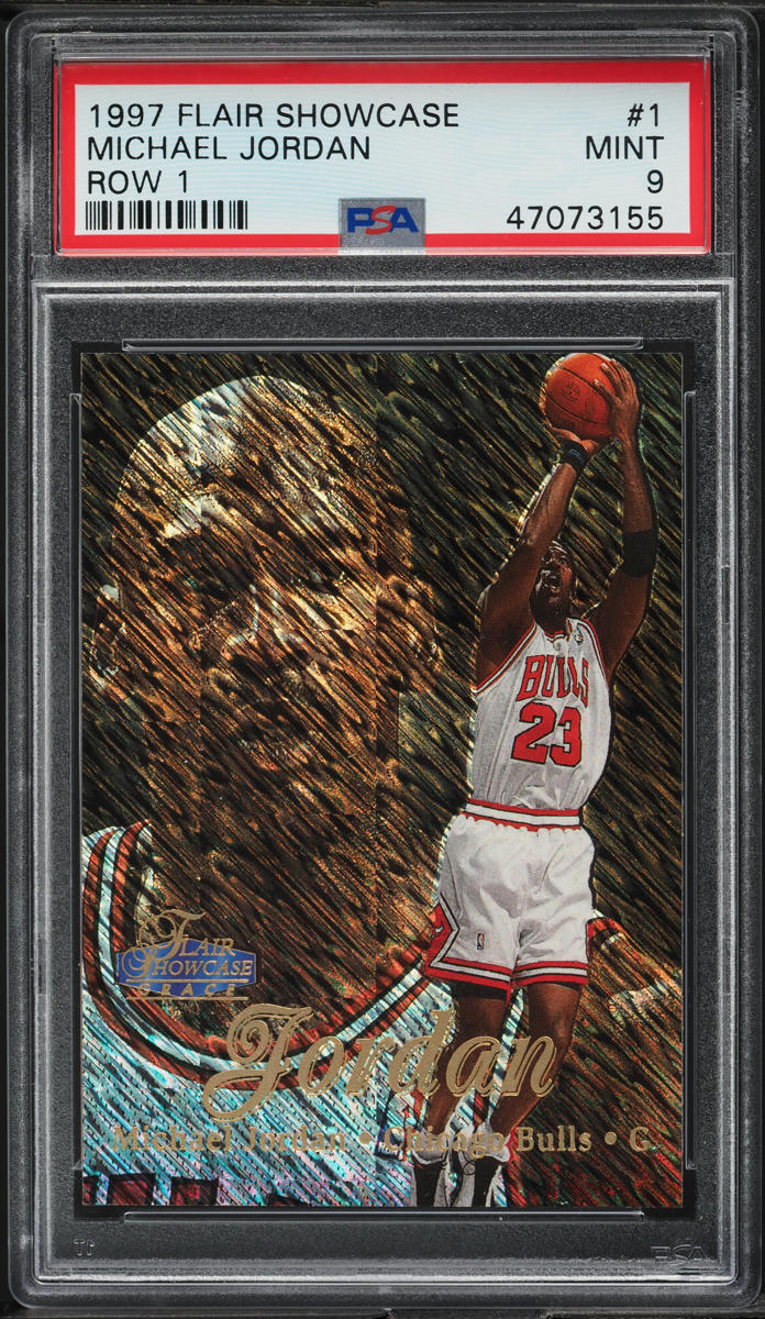 1997 Flair Showcase Row 1 Michael Jordan #1 PSA 9 MINT