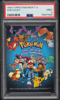 1999 Topps Pokemon T.V. Checklist PSA 9 MINT on Fanatics Collect