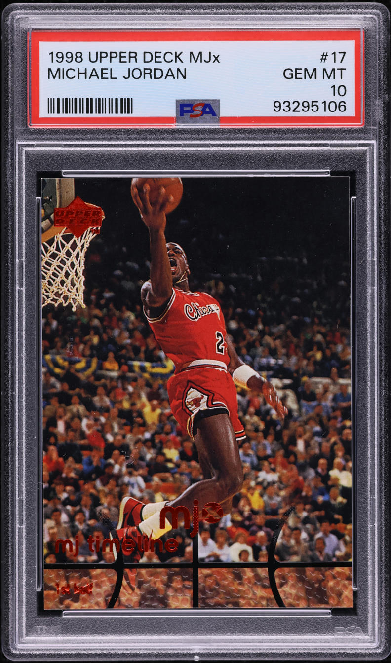 1998 Upper Deck MJx Michael Jordan #17 PSA 10 GEM MINT